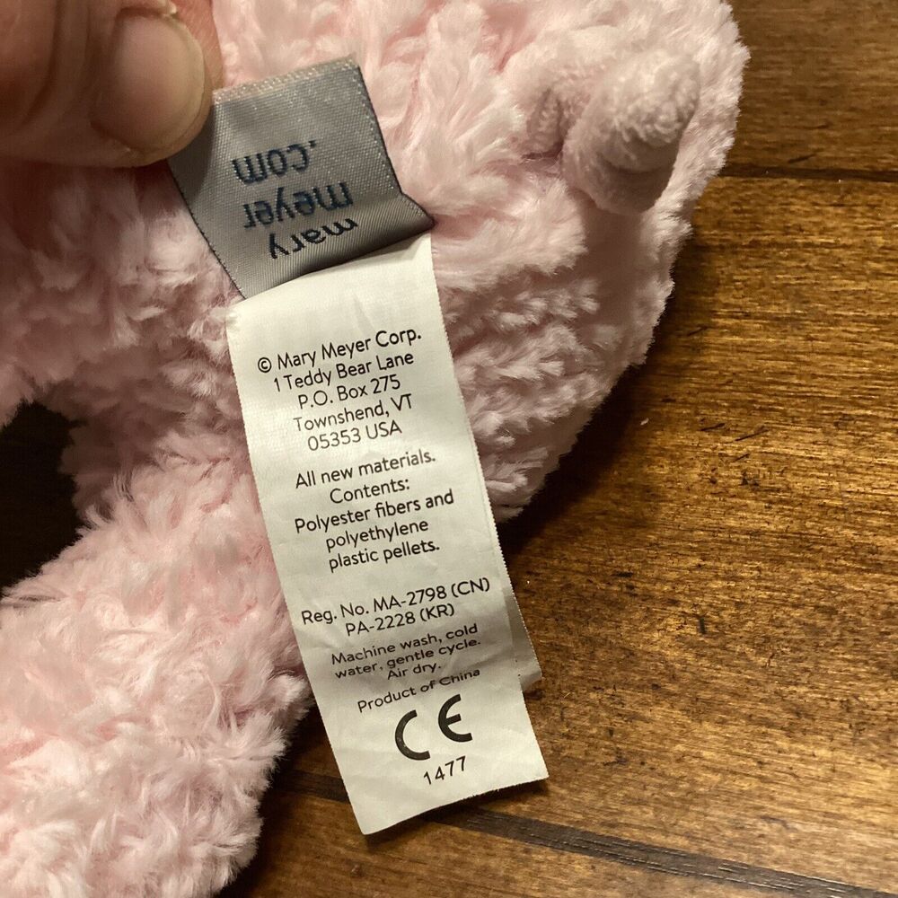 Mary Meyer floppy plush pig pink - Picture 7 of 8